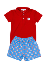 Ballpark Blues Watson Short Set