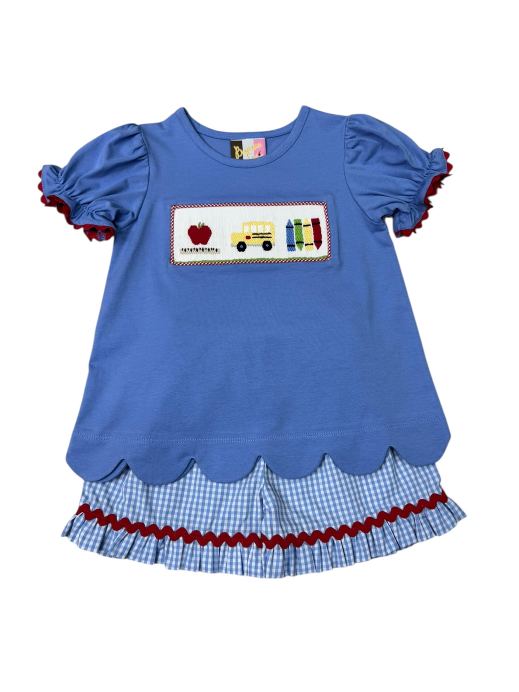 Wheels on the Bus Girls Short Set