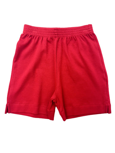 Luigi Red Knit Shorts