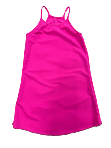 Hot Pink Razor Back Dress