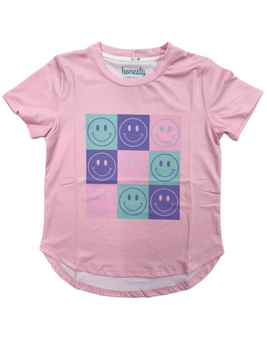 Pink Smiles Athletic Shirt