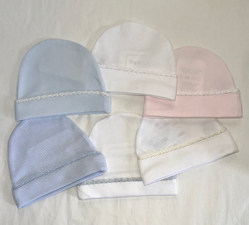 Crochet Trim Beanie Cap
