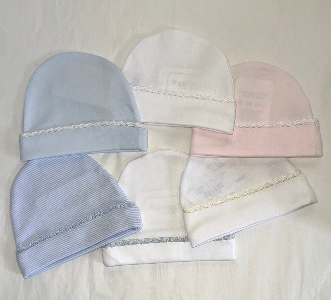 Crochet Trim Beanie Cap
