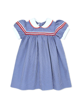Riley Royal Minigingham Kendall Dress