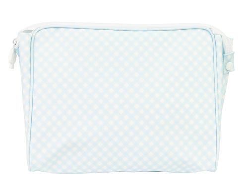 The Go Bag - Blue Gingham