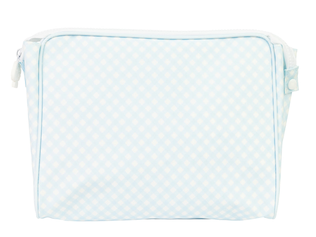 The Go Bag - Blue Gingham