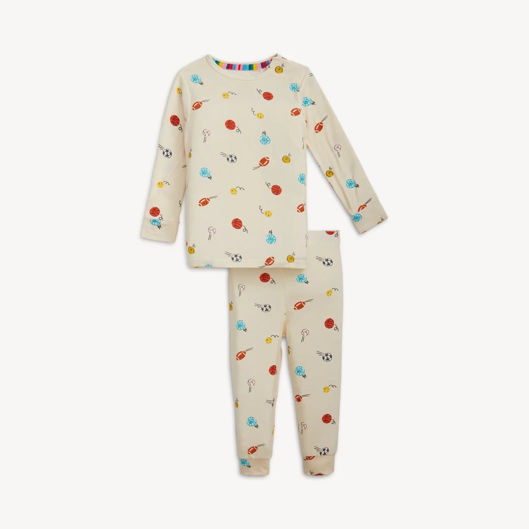 Little Baller Modal Magnetic Pajama Set