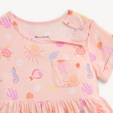 Deep Chic Pink Modal Magnetic SS Pocket Dress