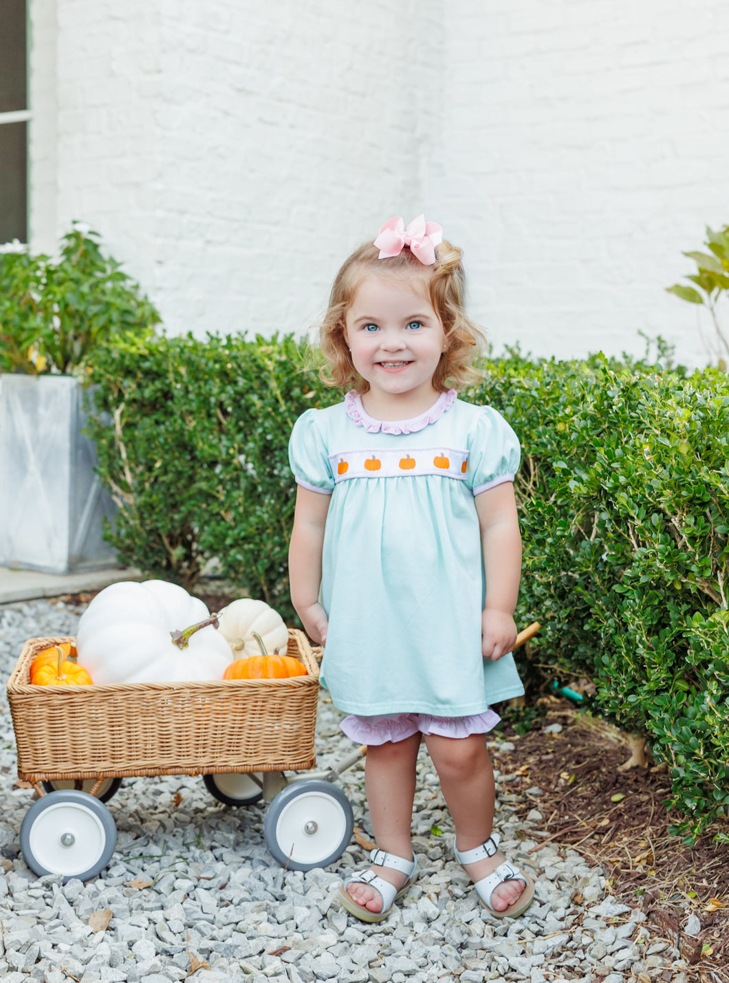 Pumpkin Rowe Bloomer Set