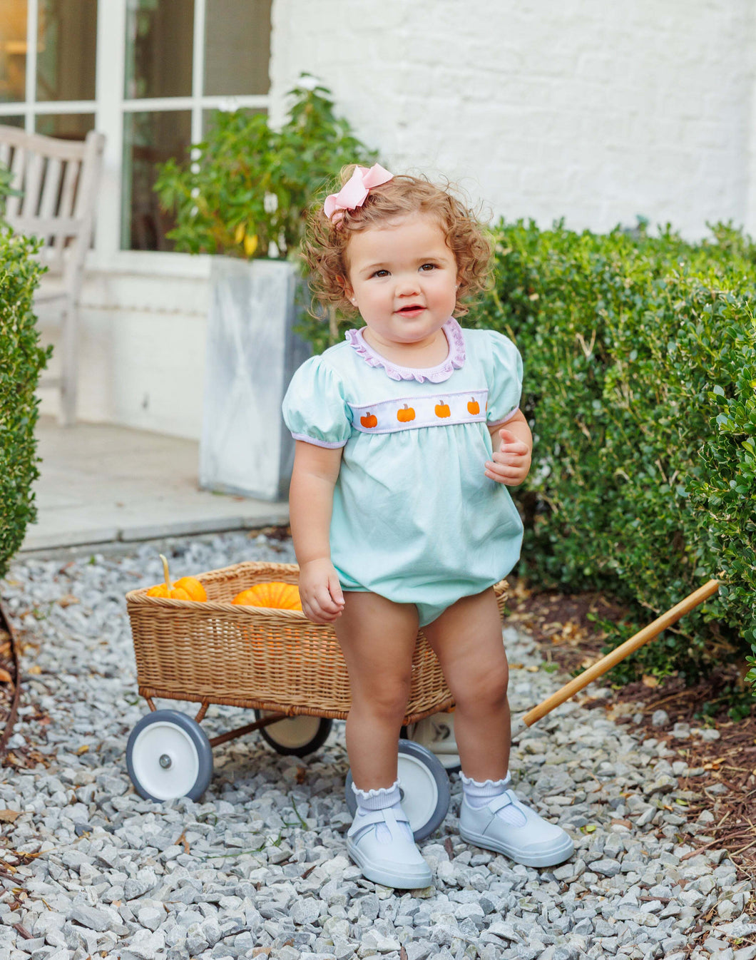 Pumpkin Rowe Ruffle Bubble