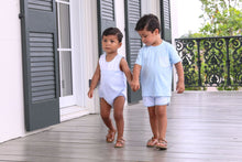 Light Blue Gingham Madden Bubble