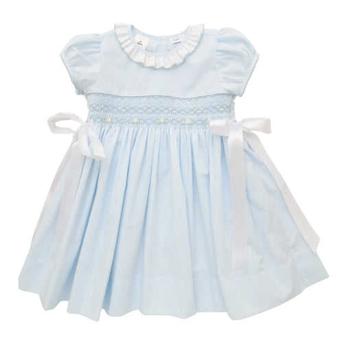 Rose Smocked Dress with Bows