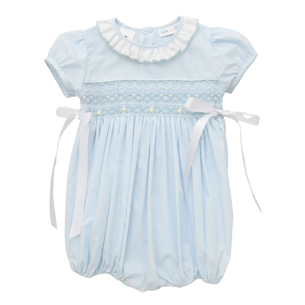 Rosie Smocked Bubble with Bows