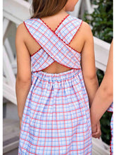Sammy Dress - Patriotic Plaid
