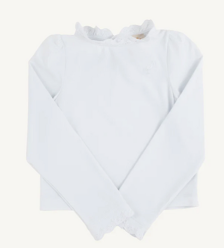 Winnie's Wave Spotter Swim Shirt UPF - Worth Avenue White