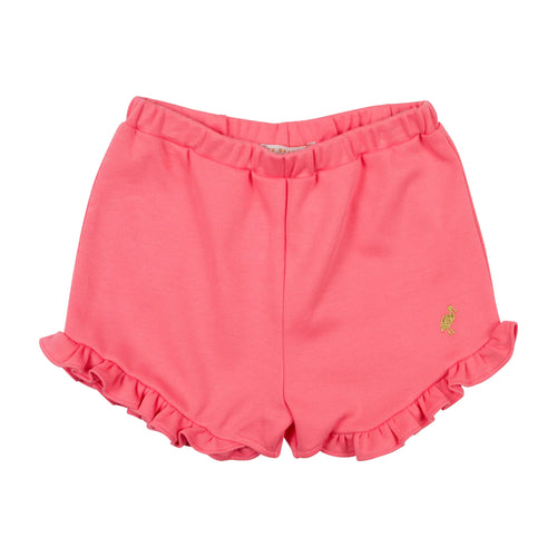Shelby Anne Shorts Parrot Cay Coral With Metallic Gold Stork