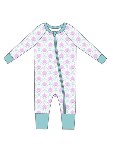 Seaside Shells Zip Jams