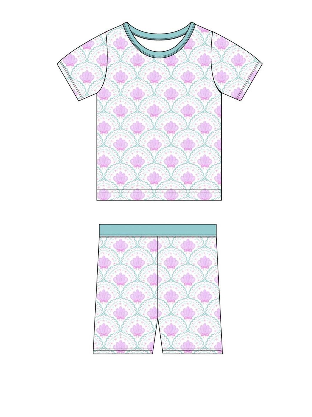 Seaside Shells Short Set