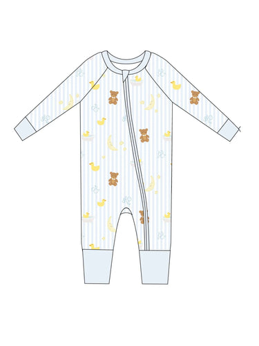 Bathtime Bubbles Zip Up Jams