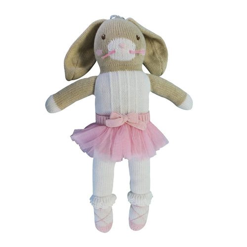 Ballerina Bunny Knit Doll