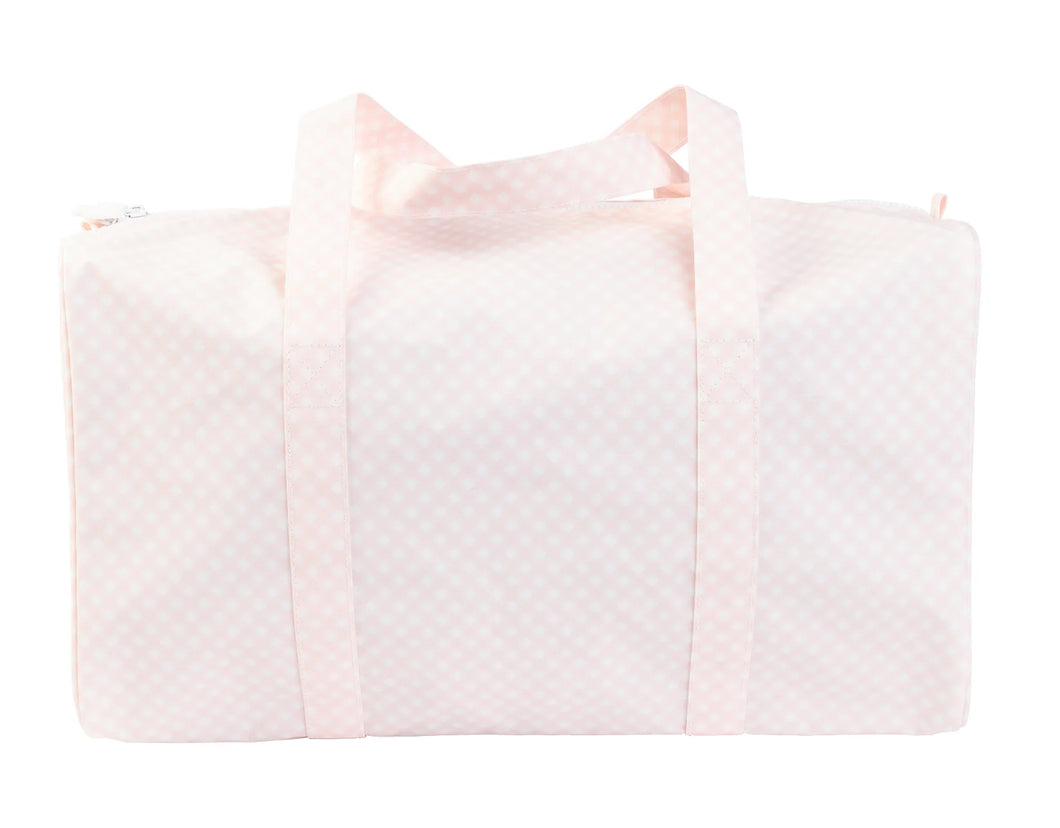 The Duffle Bag-Pink Gingham