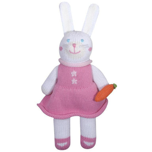 Harriet the Bunny Knit Rattle 7''