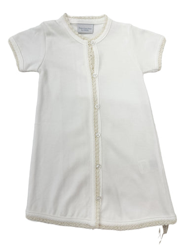 White Knit Crochet Daygown