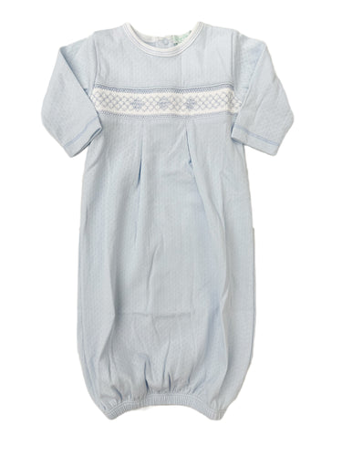 Sweet Boy Smocked Blue Daygown