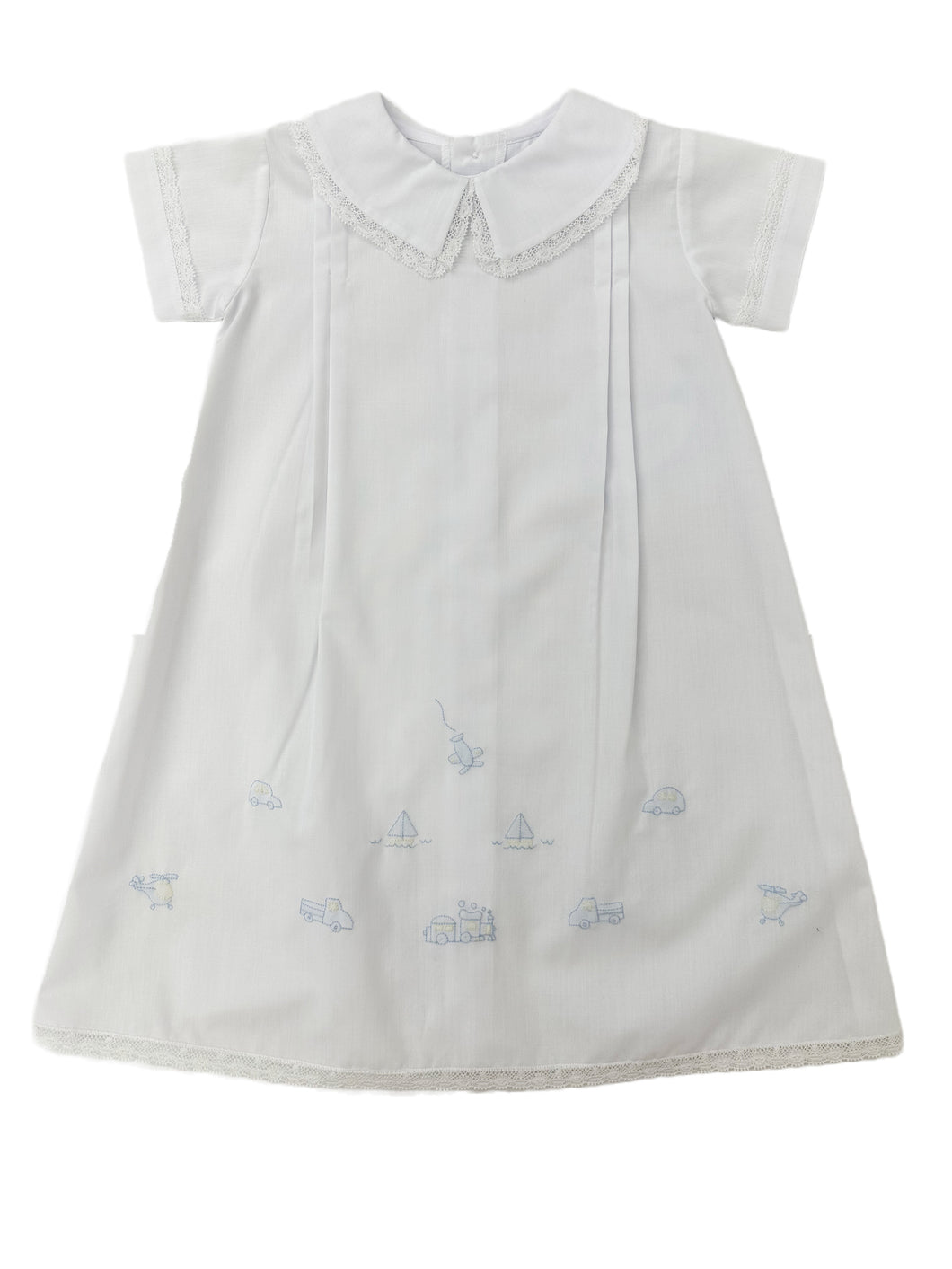 Embroidered Transportation Daygown