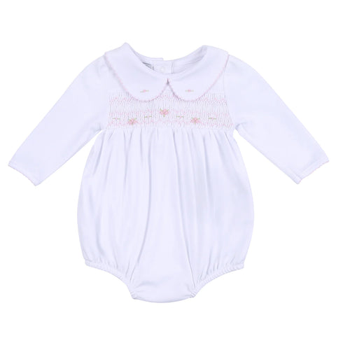 Alice Andrew Smock Collared L/S Girl Bubble Pink