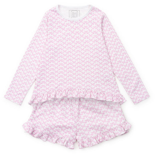 Pretty Pink Bows Rorie Girls Short Set