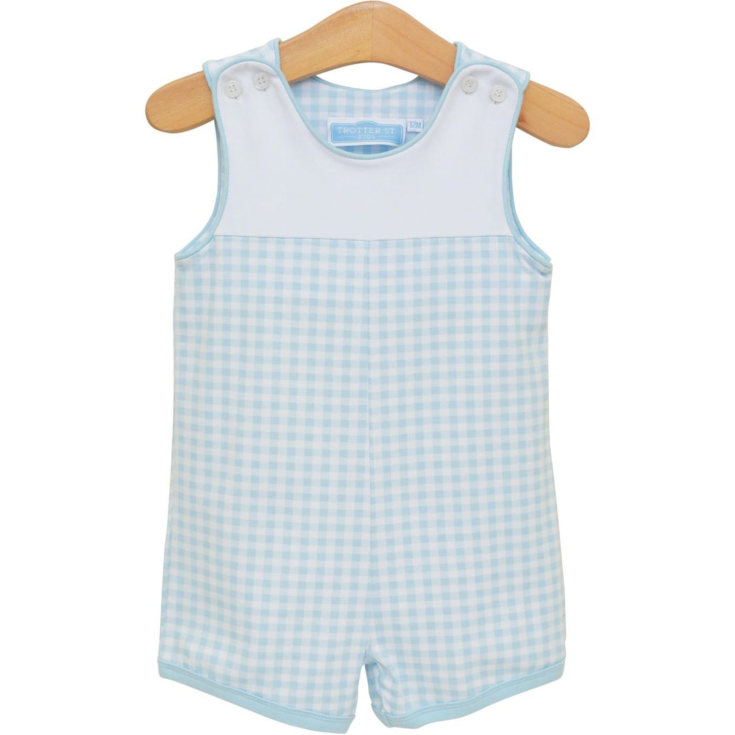 Light Blue Gingham Madden Jon Jon