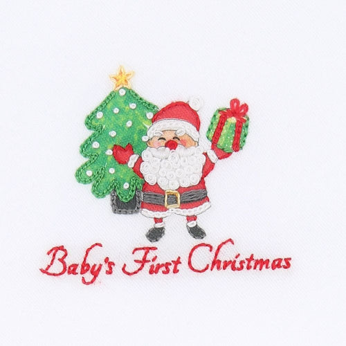 Jolly Holiday Baby's First Gathered Gown