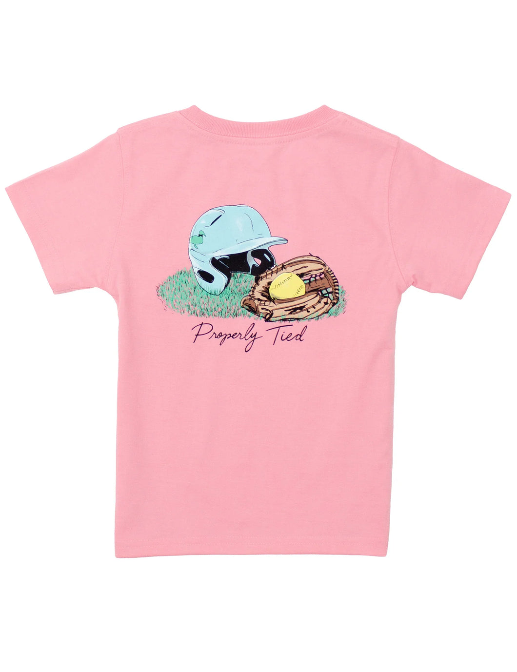 Girls Softball SS Tee