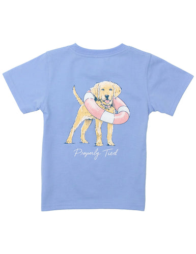 Girl's Lifeguard Pup SS Tee