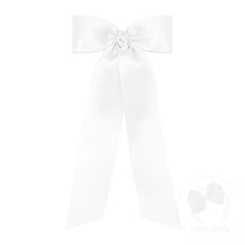 Medium French Satin Bowtie with Streamer Tails
