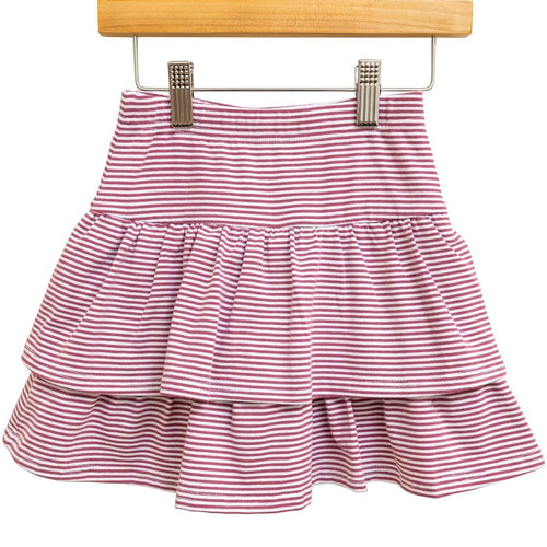 Cranberry Stripe Rosemary Skort