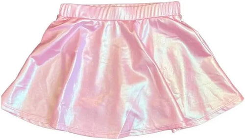 Pink Metallic Skirt