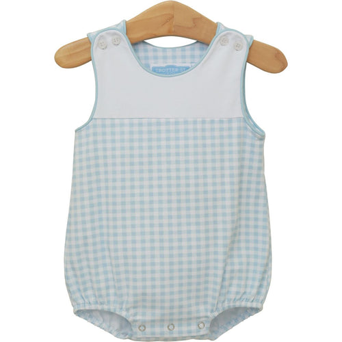 Light Blue Gingham Madden Bubble