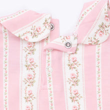 Antoinette Stripe Smocked Peter Pan Footie