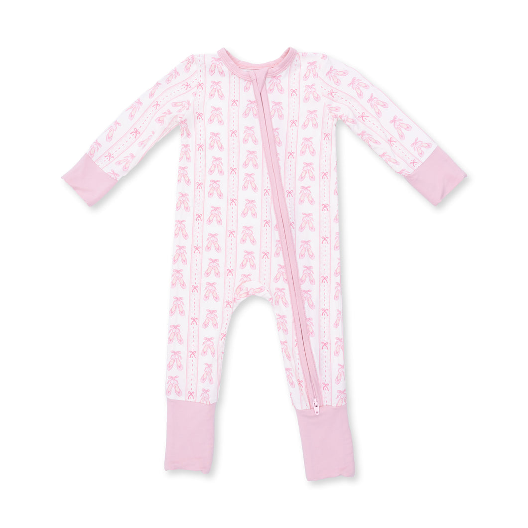 Ballet Shoes Ribbon Stripe Convertible Romper