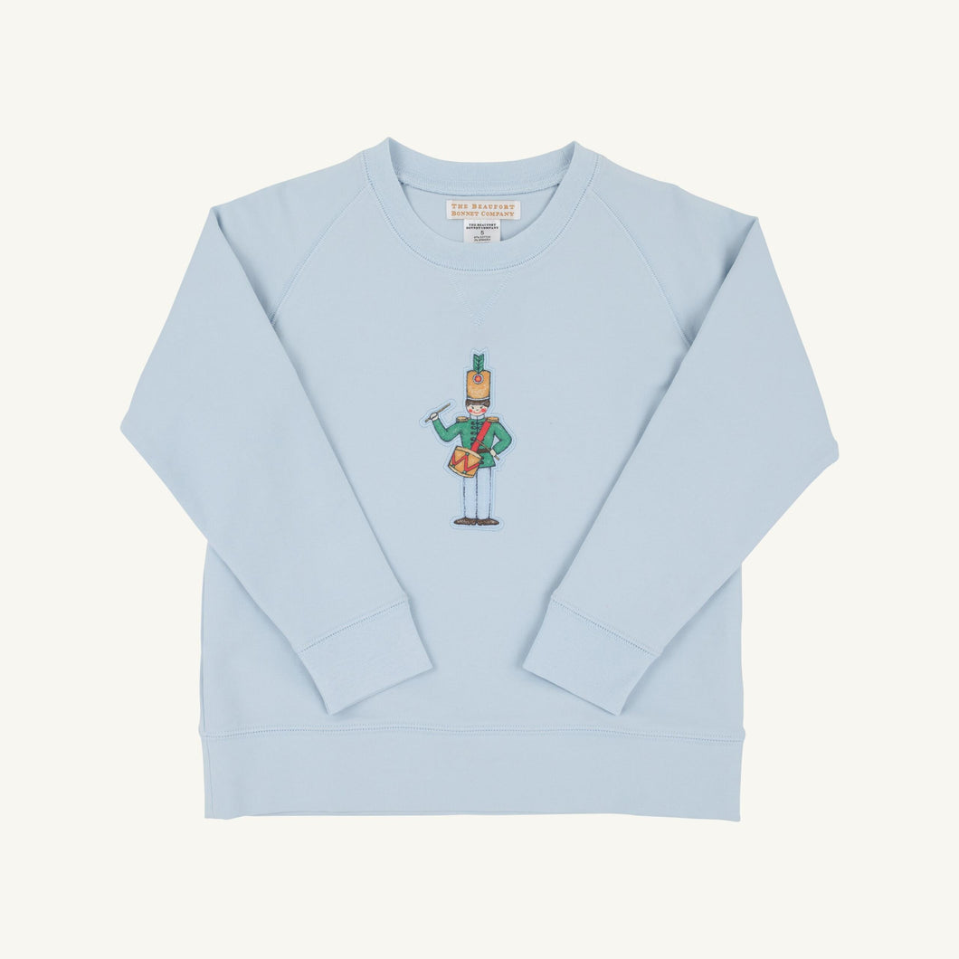 Drummer Boy Cassidy Comfy Crewneck