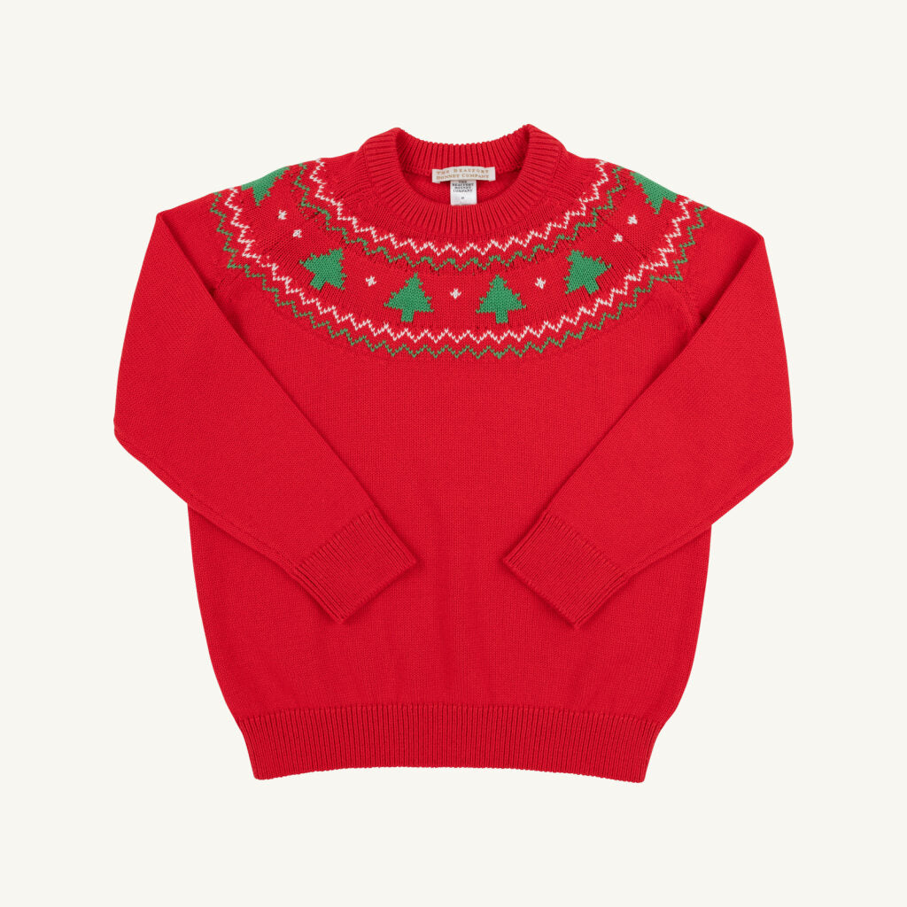 Isaac's Christmas Trees Fair Isle Sweater