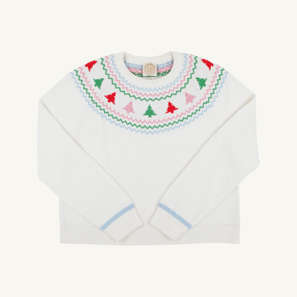 Isabelle's Christmas Trees Fair Isle Sweater