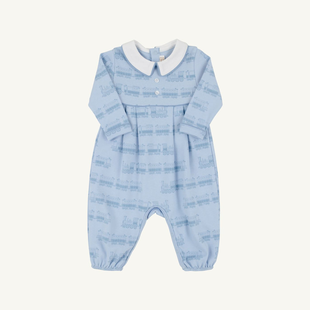 Blue Choo Choos Bradford Romper