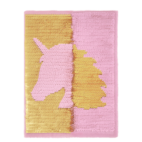 Unicorn Silhouette Reversible Sequin Journal