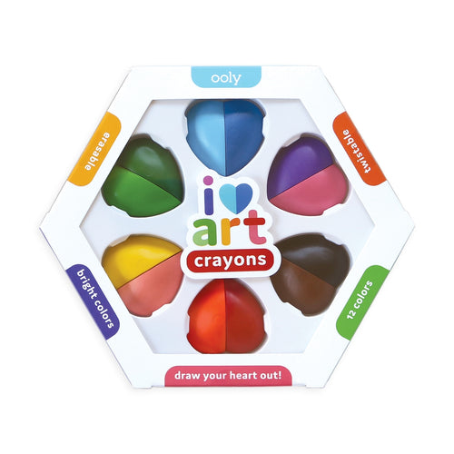 I Heart Art Eraseable Crayons