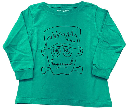 LS Green Frankenstein T-shirt