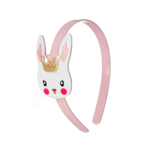 Bunny w Crown Headband