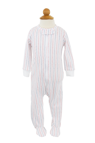 Patriotic Polkadots Zipper Pajama